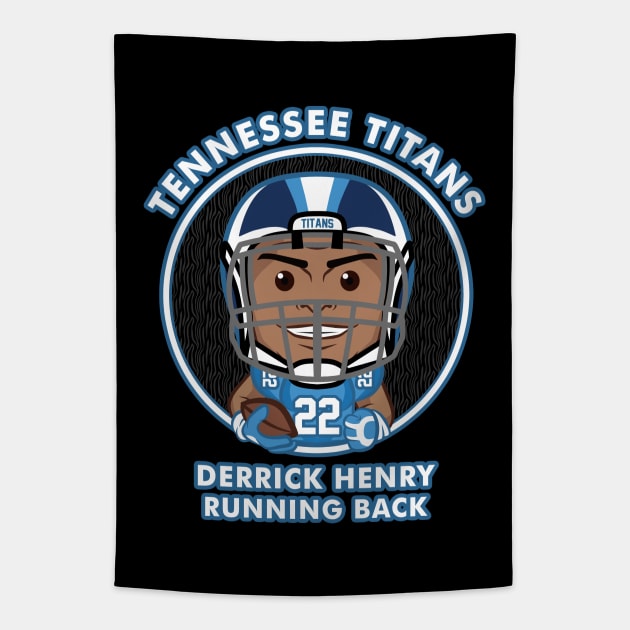 Derrick Henry Tapestry by Mudahan Muncul 2022