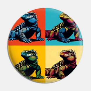 Gila Monster Pop Art - Cool Lizard Pin