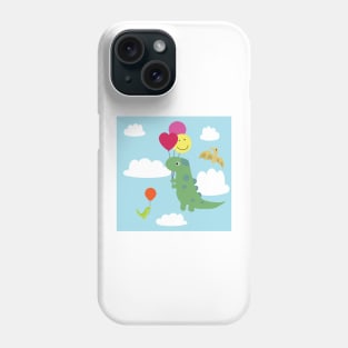 When Dinosaurs Fly Phone Case