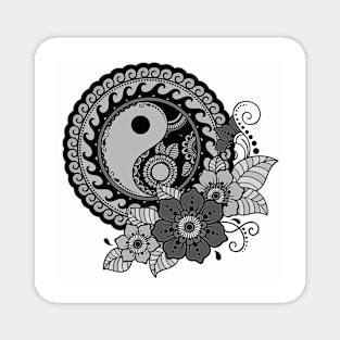 Yin Yang Mandala Magnet