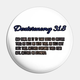 Deuteronomy 31:8 Pin