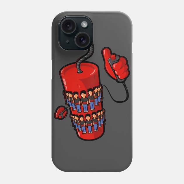 Parallel terrorist Phone Case by raxarts