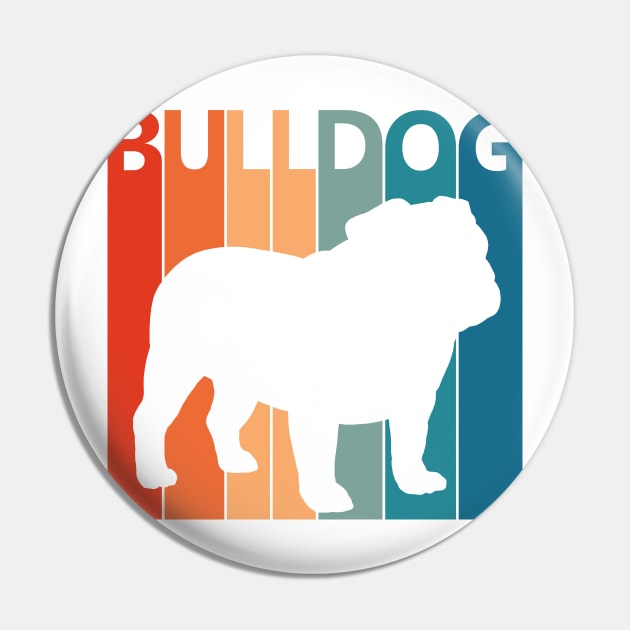 Funny Cute Bulldog Pin by GWENT