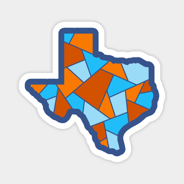 Texas Mosaic - Guadalupe Rafter Magnet by dSyndicate