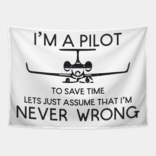 Pilots are always right Tapestry