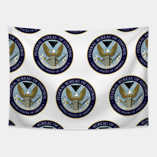 Federal Bureau of Control | Control Game Logo | Clean Logo Tapestry by OrionBlue