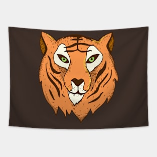 Tiger Head Tapestry