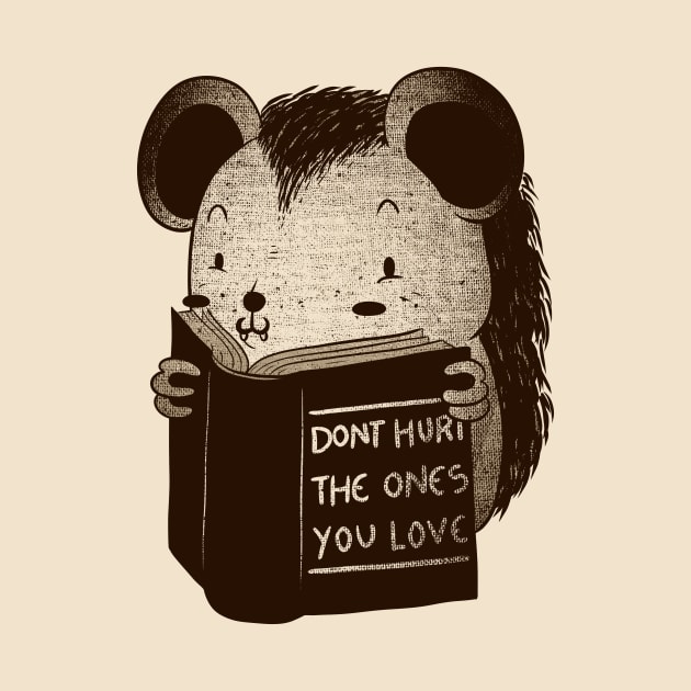 Hedgehog Book Don't Hurt The Ones You Love by Tobe_Fonseca