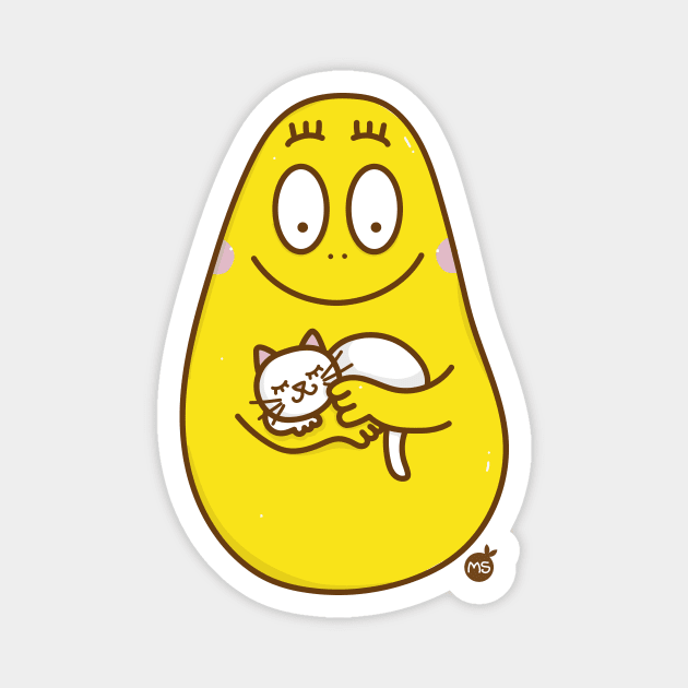 Barbapapa-BarbazooMS Magnet by MisturaDesign