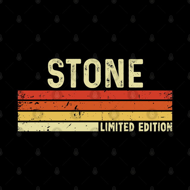 Stone First Name Vintage Retro Gift For Stone by CoolDesignsDz