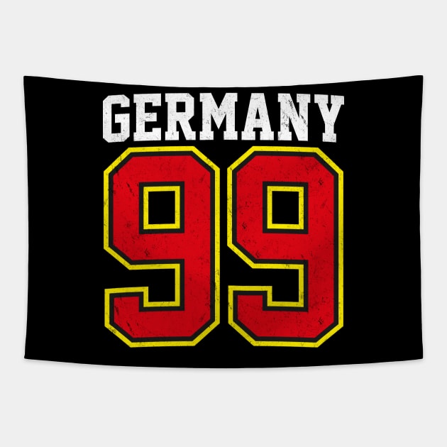 Germany 99 Tapestry by cowyark rubbark