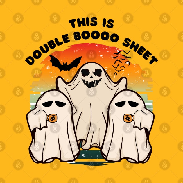 Ghost Halloween Costume Funny Boo by BukovskyART