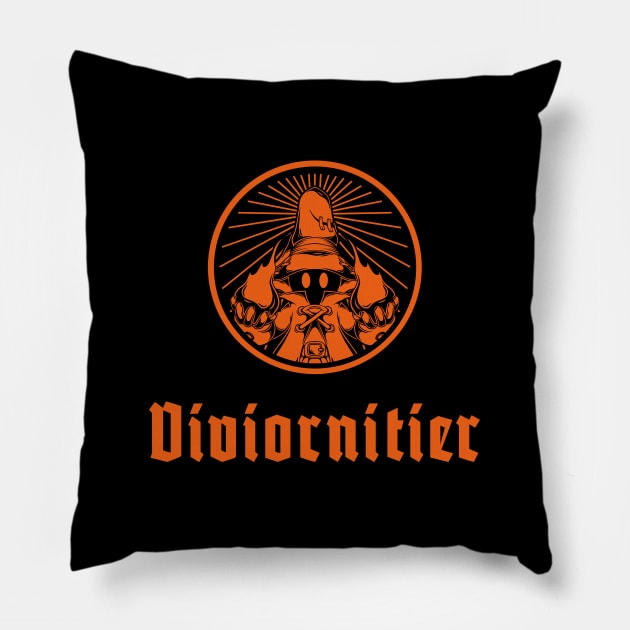 Vivi Ornitier Pillow by Alundrart