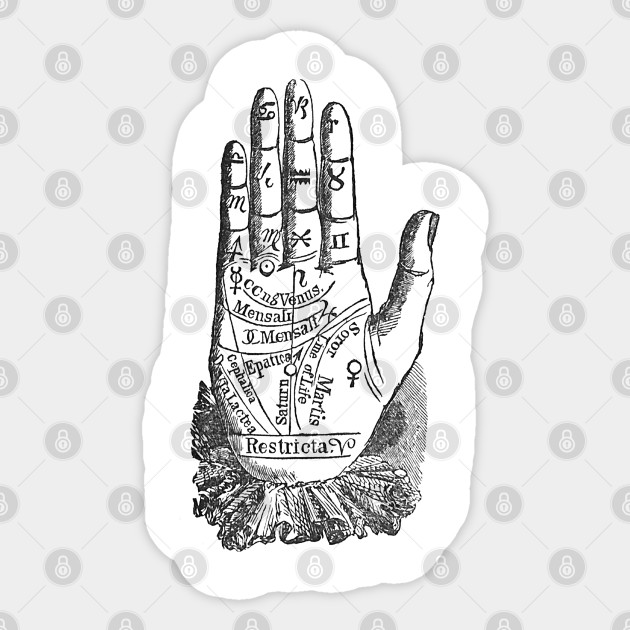 Vintage Gypsy Palm Reader Hand Palm Reader Psychic Hand Teller