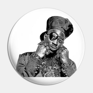 Slick Rick Retro Pin