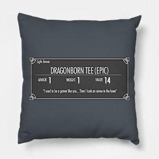 Dragonborn Tee Pillow