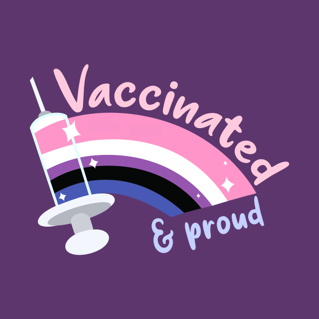 Vaccinated & proud (genderfluid) by HoneyLiss