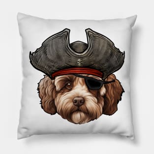 Funny Pirate Lagotto Romagnolo Dog Pillow