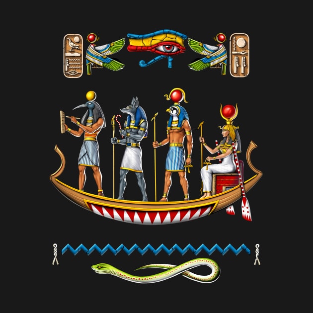 Ancient Egyptian Mythology Gods by underheaven