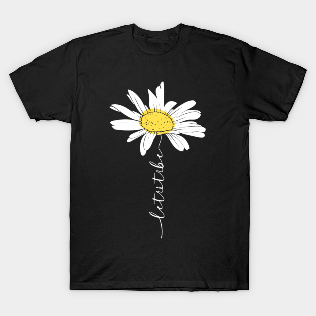 White Daisy Let It Be - Let It Be - T-Shirt | TeePublic