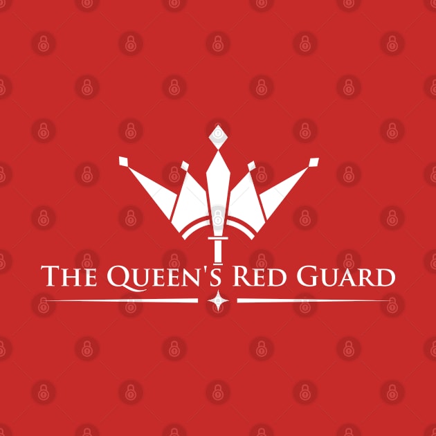 The Queen's Red Guard (White) by Isabelle Olmo's Merch