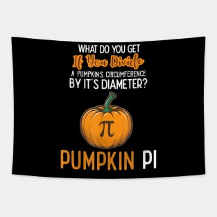 Halloween Pumpkin PI Funny Math Novelty  Gift idea Tapestry