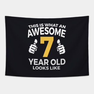 This Is What An Awesome 7 Year Old Looks Like Awesome Tapestry