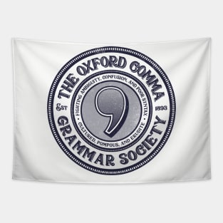 The Oxford Comma Grammar Society Tapestry