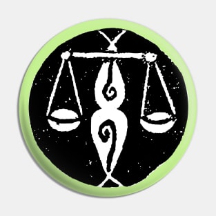 Justice Triple Moon Goddess Arcana Pin