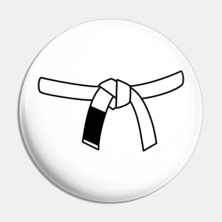 Brazilian Jiu Jitsu (BJJ) White Belt Pin