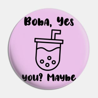 Boba Tea Wear Pin