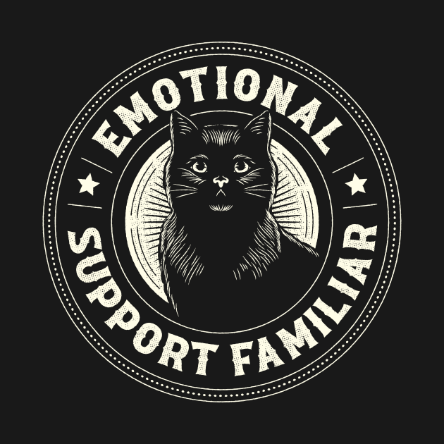 Emotional Support Familiar Black Cat by Tobe Fonseca by Tobe_Fonseca