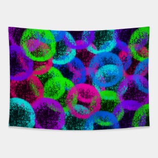 Colorful circles Tapestry