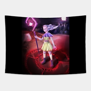 Sorceress girl Tapestry