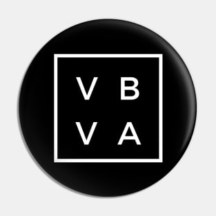 VBVA Virginia Beach Virginia Design by CoVA Tennis Pin