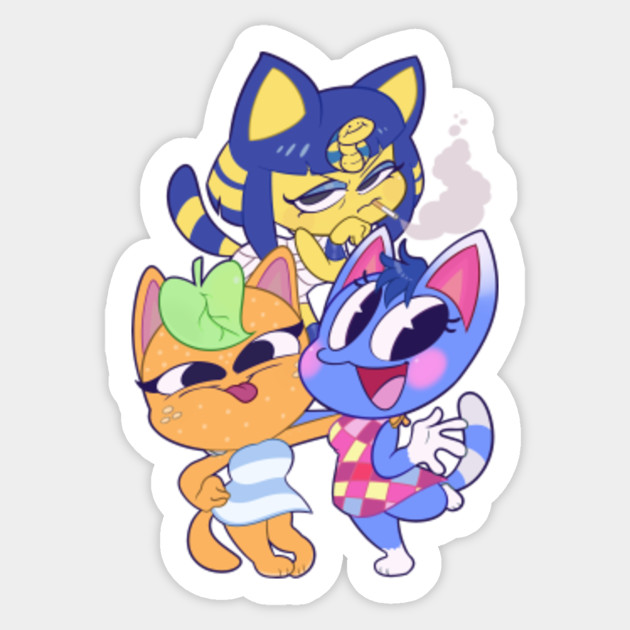 Animal Crossing Cats Animal Crossing Characters Sticker