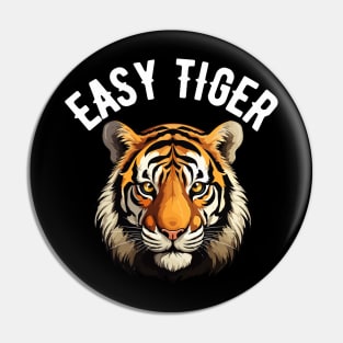 Easy Tiger Face Pin