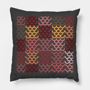Abstract Plaid Pattern Pillow