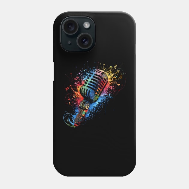 Wild Microphone Phone Case by Mi Bonita Designs