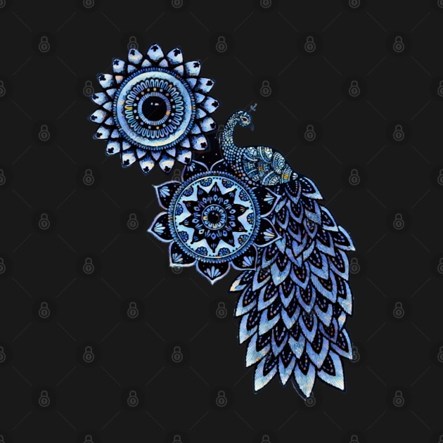 Psychedelic Peacock Design by JammyPants