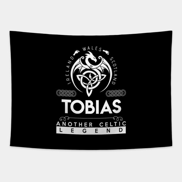 Tobias Name T Shirt - Another Celtic Legend Tobias Dragon Gift Item Tapestry by harpermargy8920