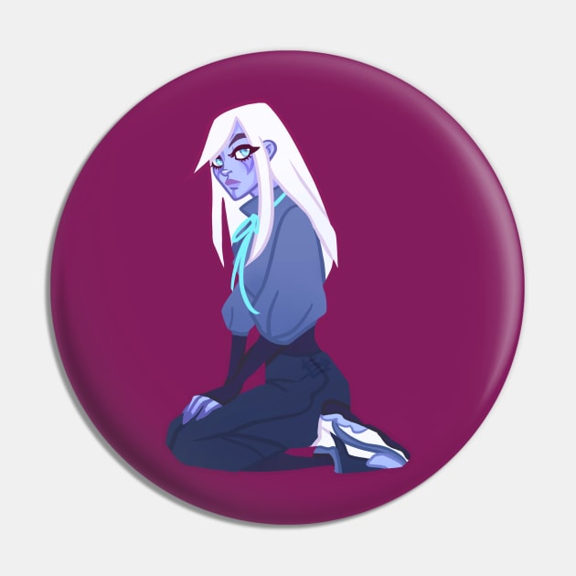 Fashion Drow Pin by LinDemonic