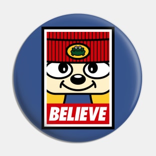 Believe (Parappa Blue) Pin