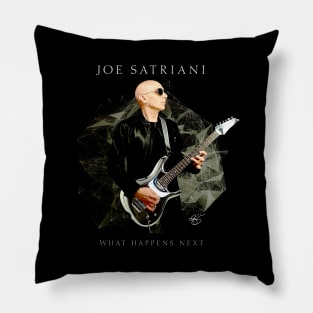 JOe Satriani  Chrome Guitar Tour 2024 Pillow