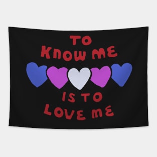 To Know Me (trans pride) Tapestry