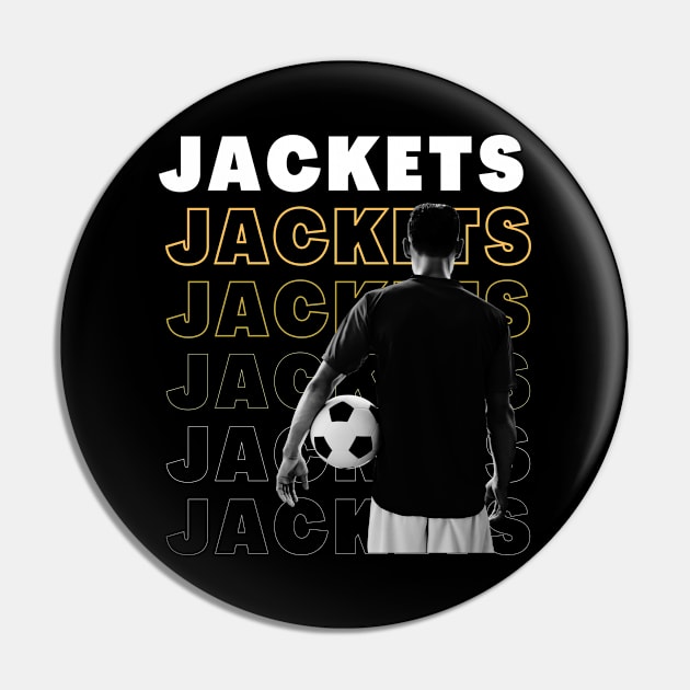 Yellow Jacket Soccer team Pin by Team Spirit