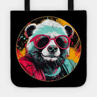 Cool Animals: Cartoon Vintage Funny Cool Panda Tote