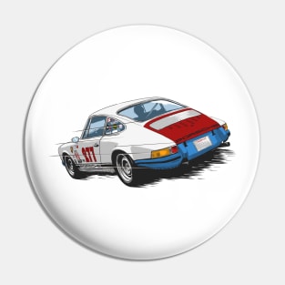 Porsche 911 Outlaw Pin