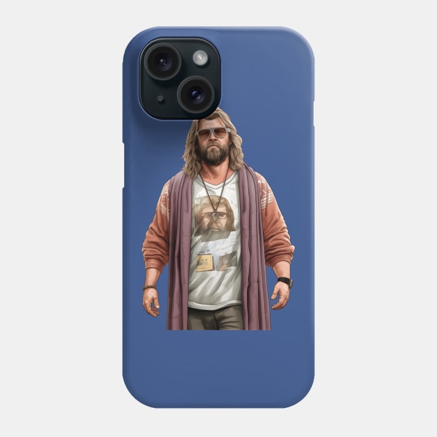 Fat Thor Dude Phone Case by Grassroots Green