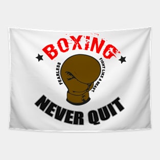 Boxing, Never quit Tapestry